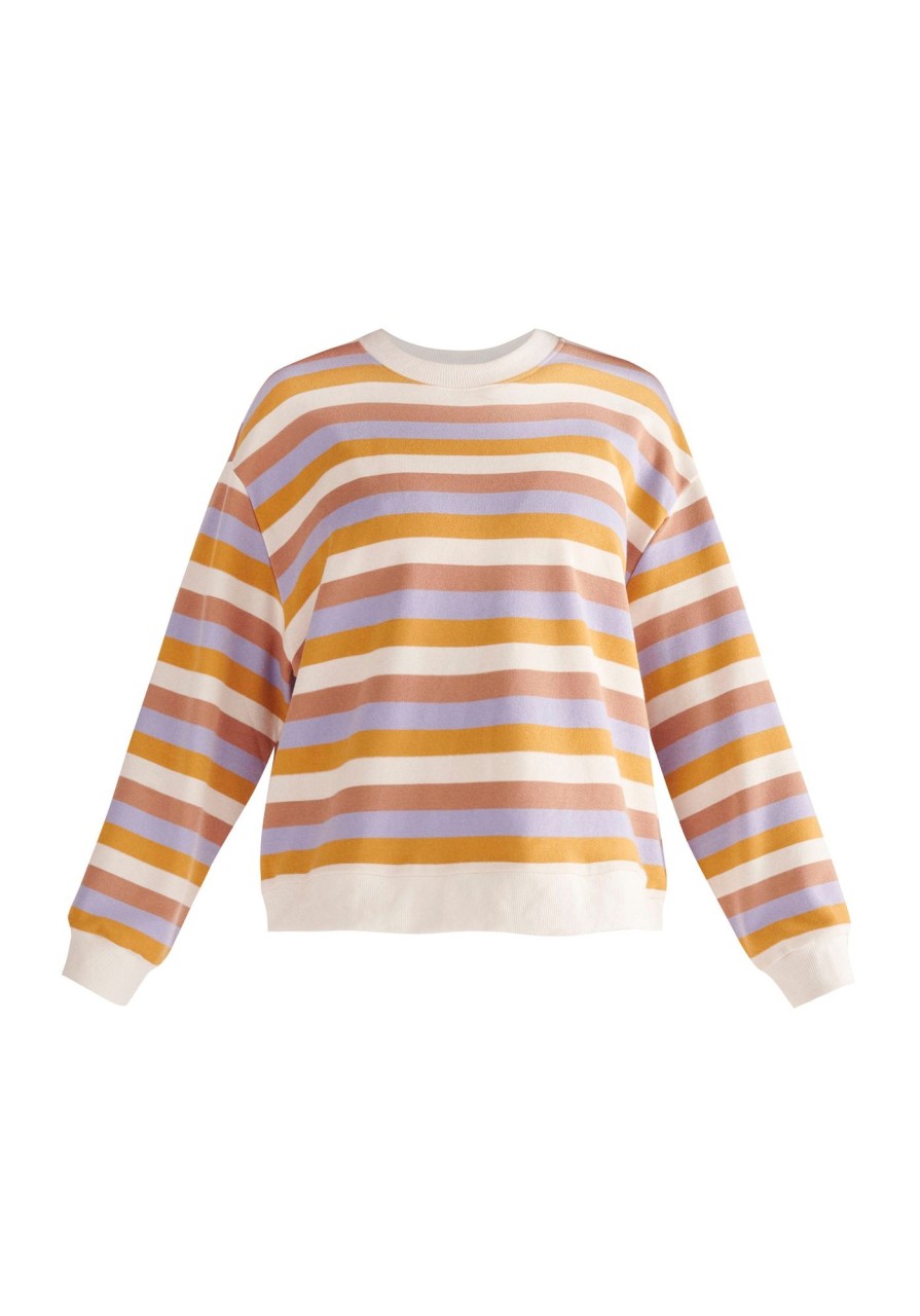 Clothing Paisie | Rainbow Stripe Sweatshirt