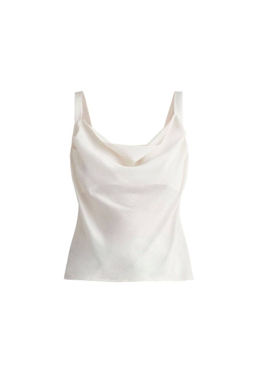 Clothing Paisie | Cowl Neck Vest Top