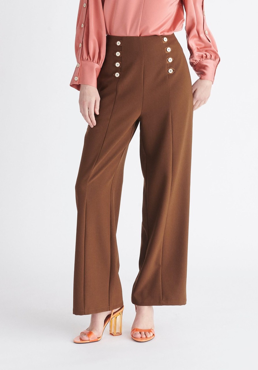 Clothing Paisie | Button Waist Trousers