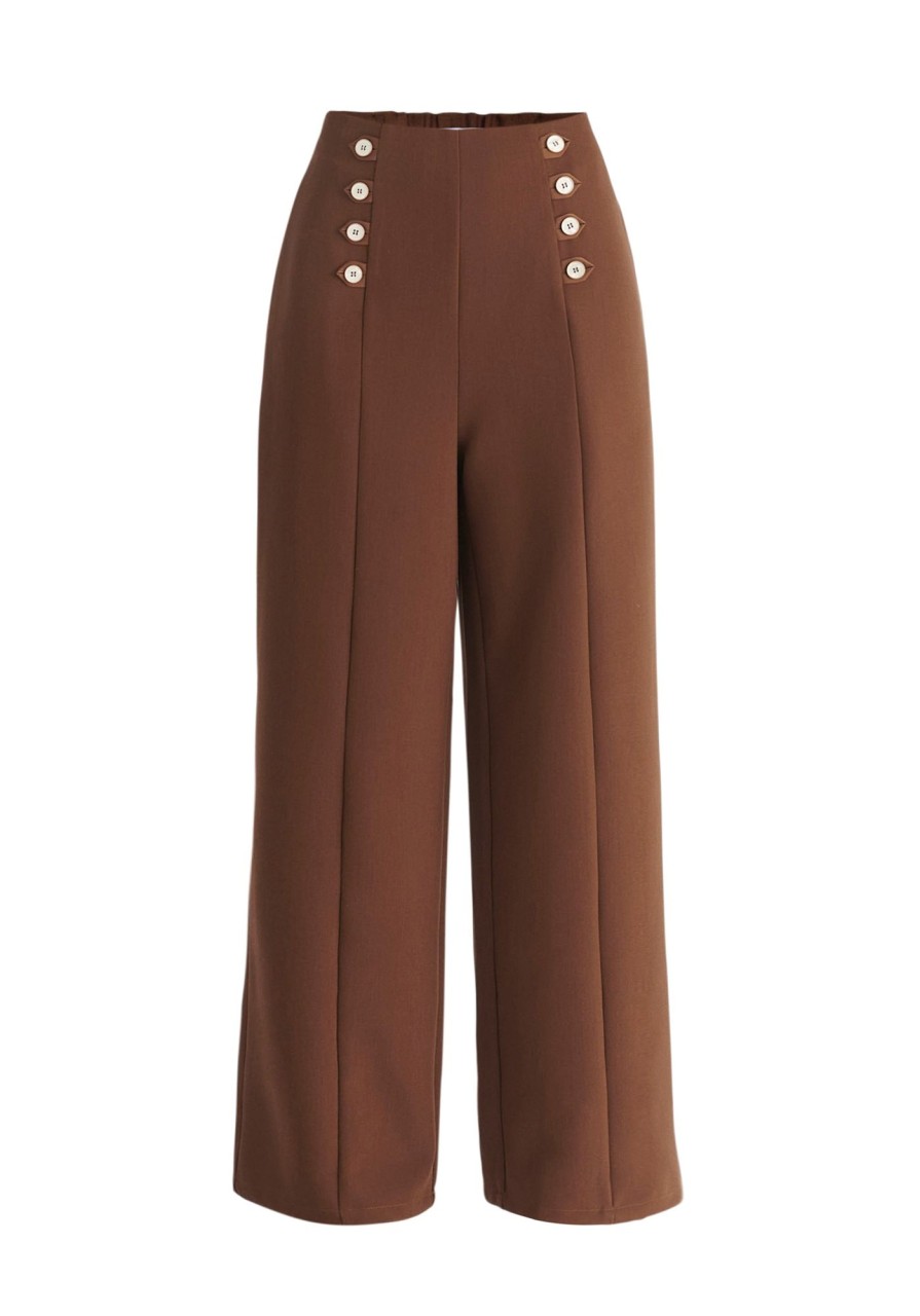 Clothing Paisie | Button Waist Trousers