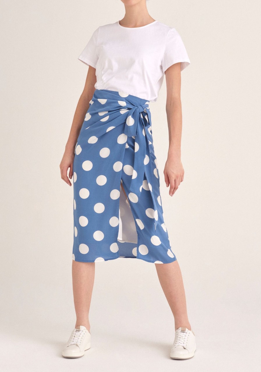 Clothing Paisie | Side Tie Wrap Skirt