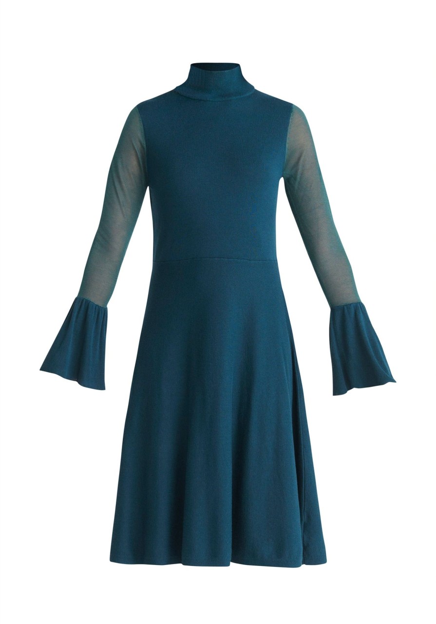 Clothing Paisie | Flared Sleeve Knitted Dress