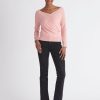 Clothing Paisie | Knitted Wrap Top With Long Sleeves