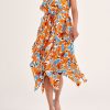 Clothing Paisie | Frilled Belted Dress