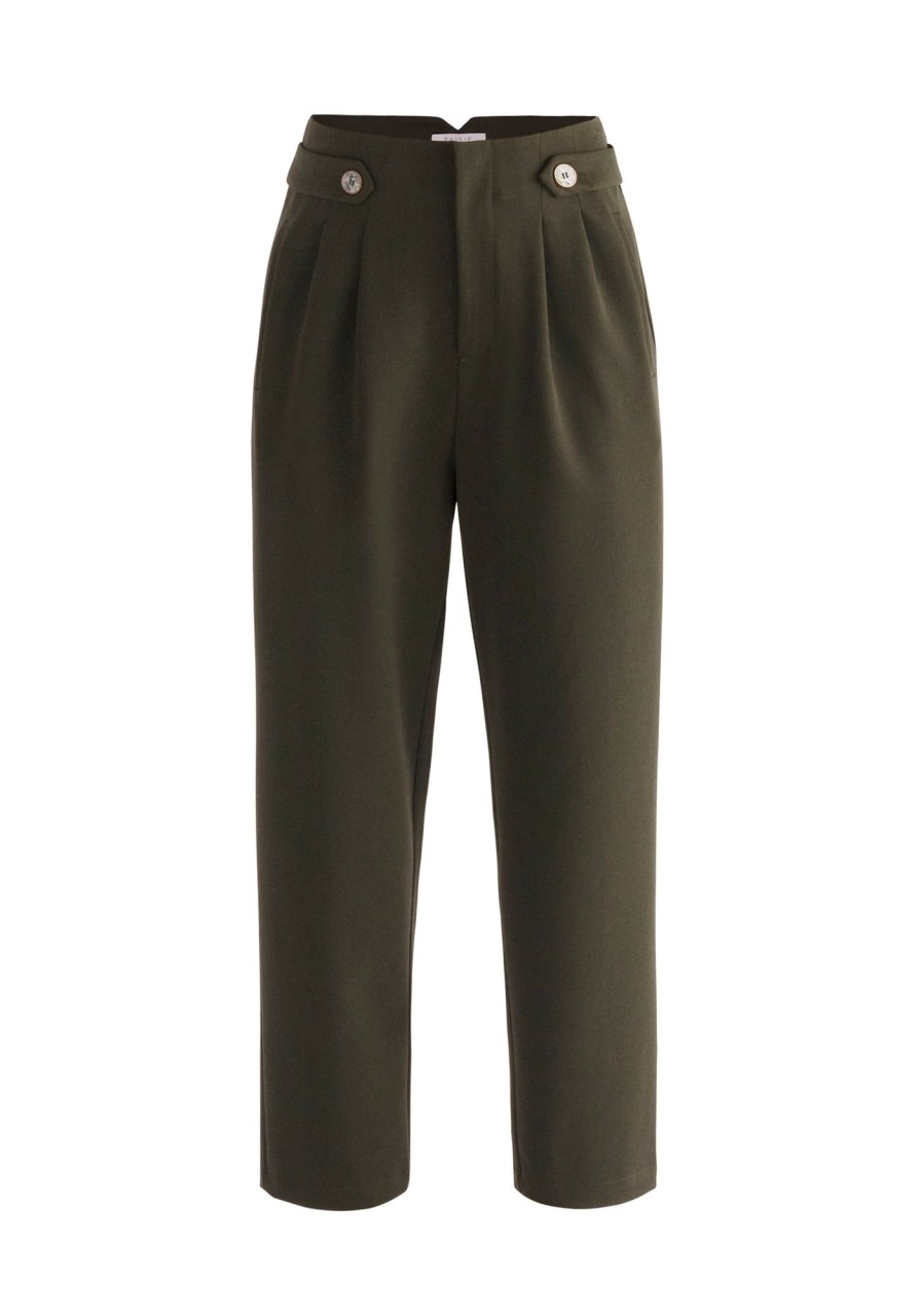 Clothing Paisie | Button Detail Trousers