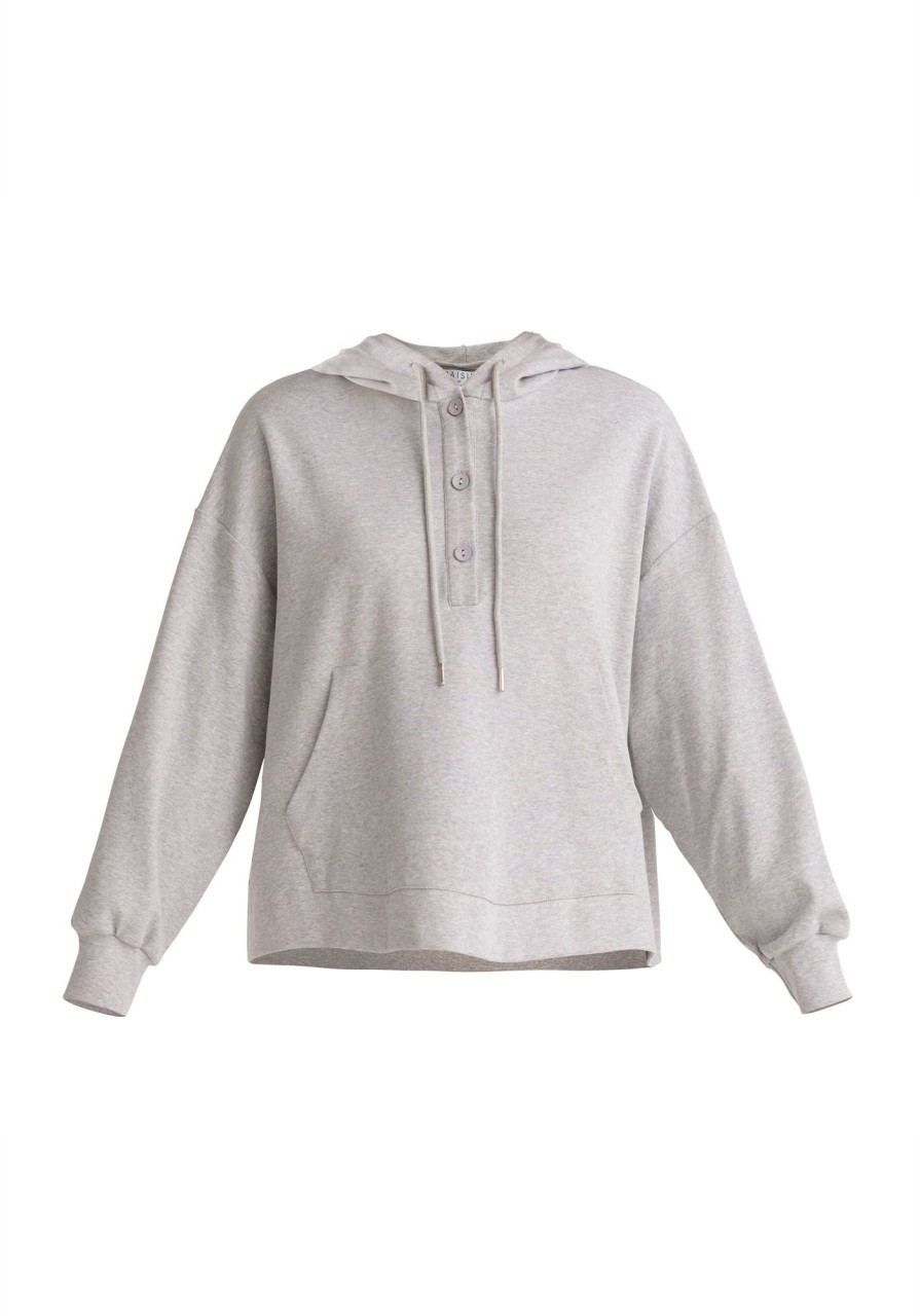 Clothing Paisie | Button Hoodie