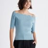 Clothing Paisie | Scallop Neck Top