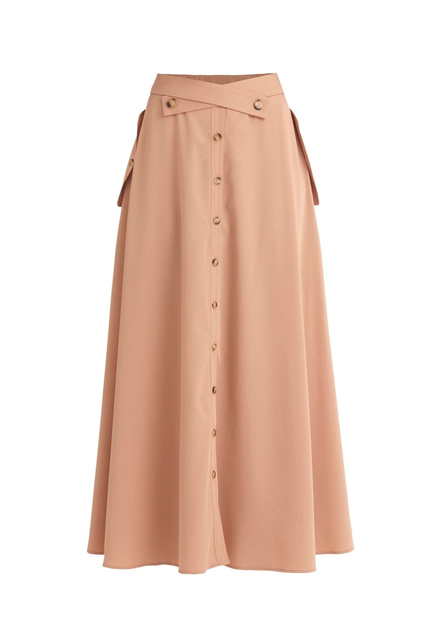 Clothing Paisie | Maxi Button Skirt