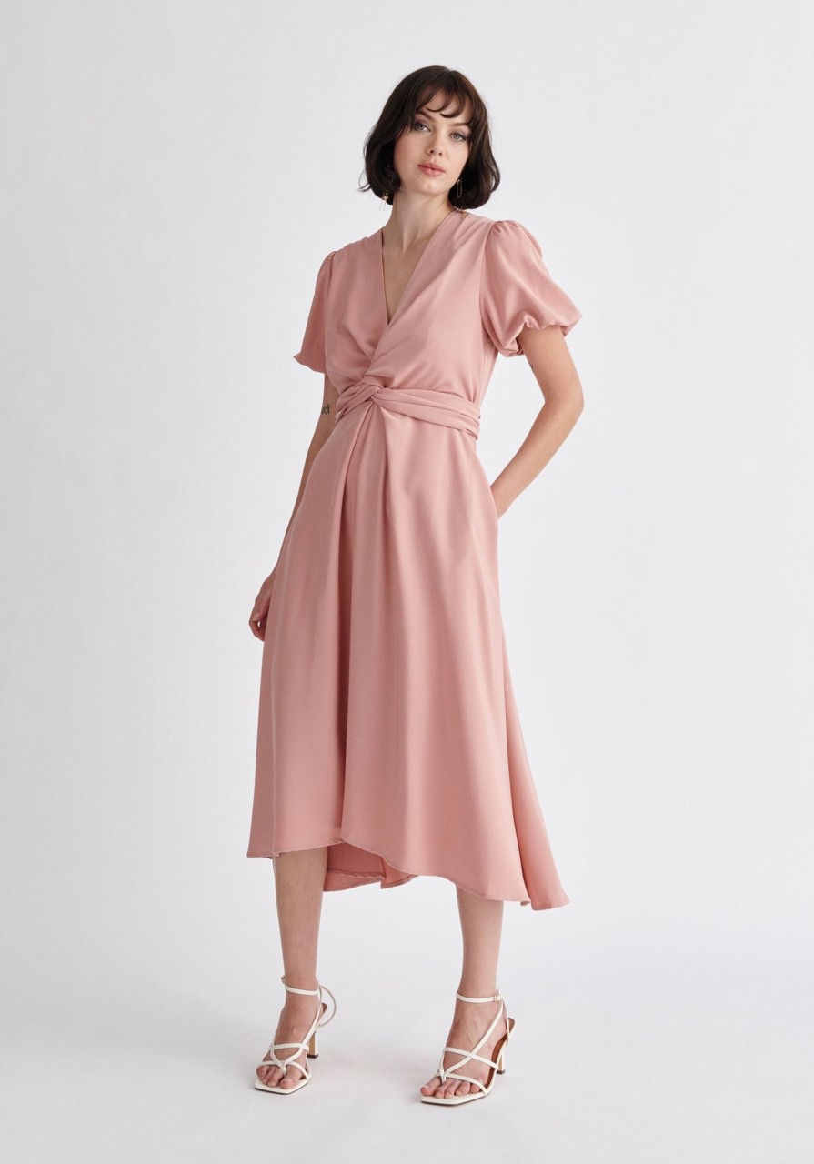 Clothing Paisie | Midi Twist Dress