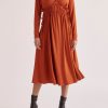 Clothing Paisie | Ruched Waist Modal Dress