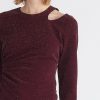 Clothing Paisie | Sparkly Cut Out Top