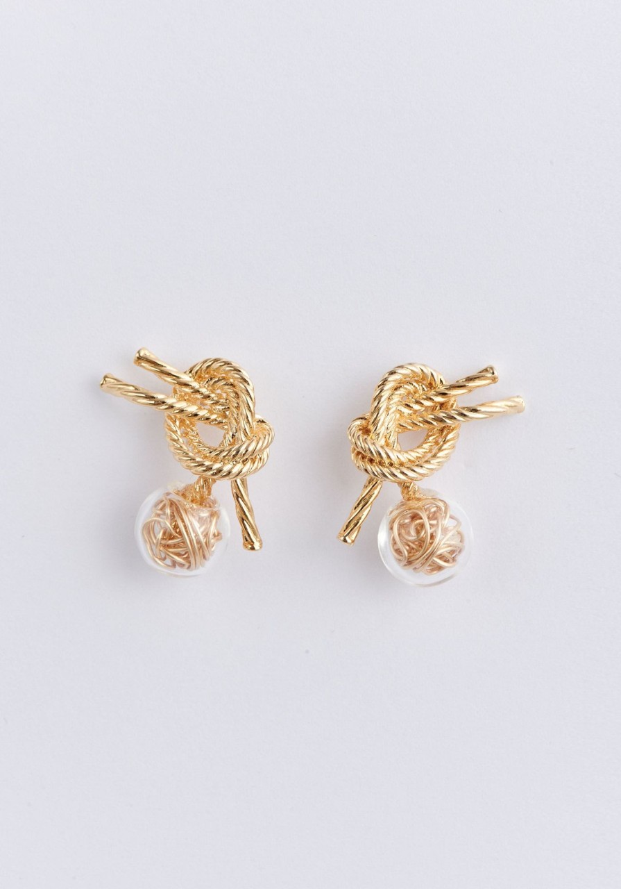 Accessories Paisie | Double Knot Earrings