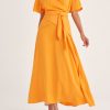 Clothing Paisie | Bell Sleeve Maxi Dress