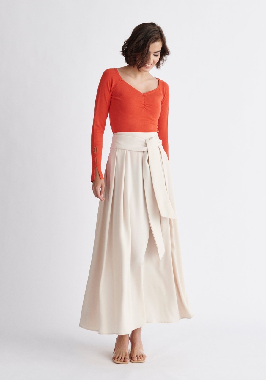 Clothing Paisie | Maxi Tie Skirt