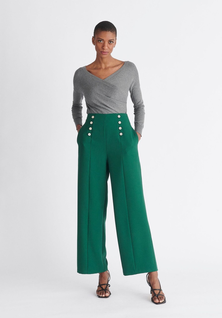 Clothing Paisie | Button Waist Trousers