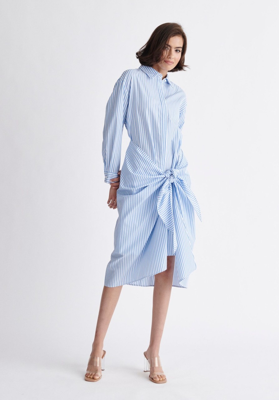 Clothing Paisie | Waist Tie Shirt Dress