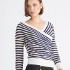 Clothing Paisie | Knitted Wrap Top With Long Sleeves