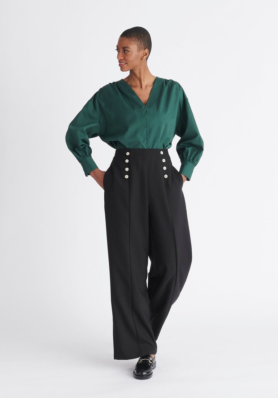 Clothing Paisie | Button Waist Trousers