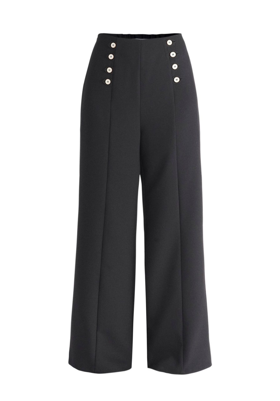 Clothing Paisie | Button Waist Trousers