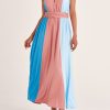 Clothing Paisie | Tri-Colour Maxi Dress