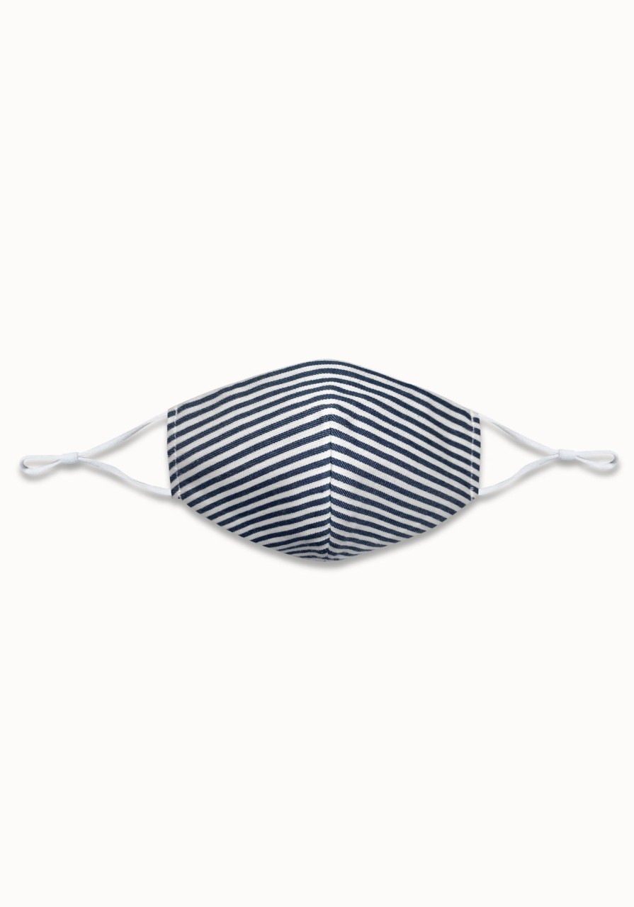 Accessories Paisie | Paisie Adjustable Face Mask In Navy