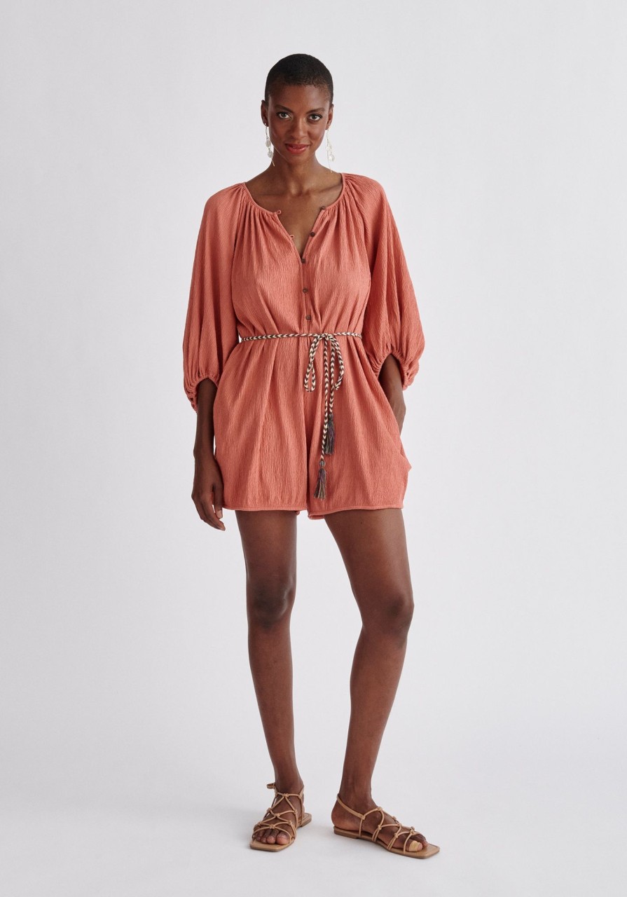 Clothing Paisie | Balloon Sleeve Playsuit