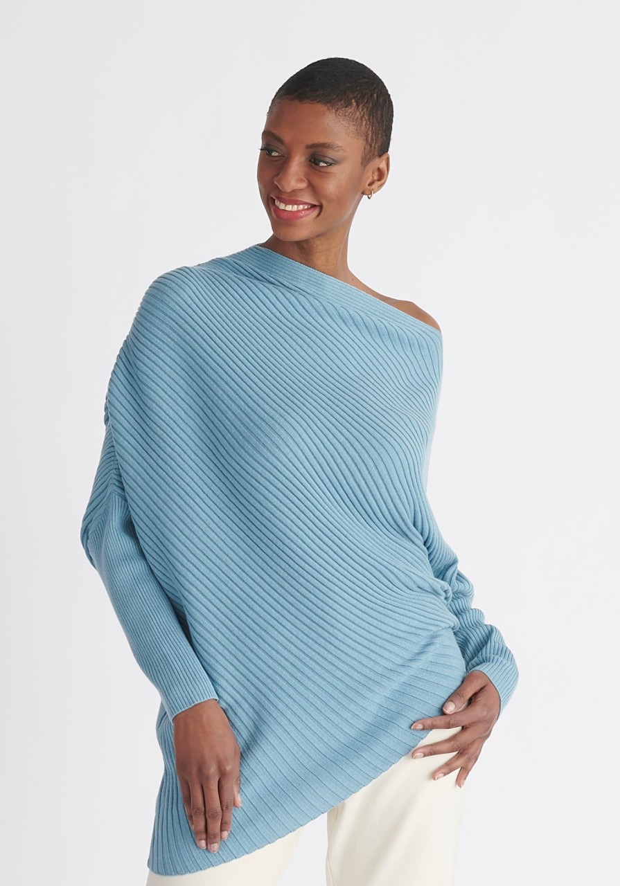 Clothing Paisie | Draped Knitted Jumper