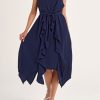 Clothing Paisie | Frilled Belted Dress