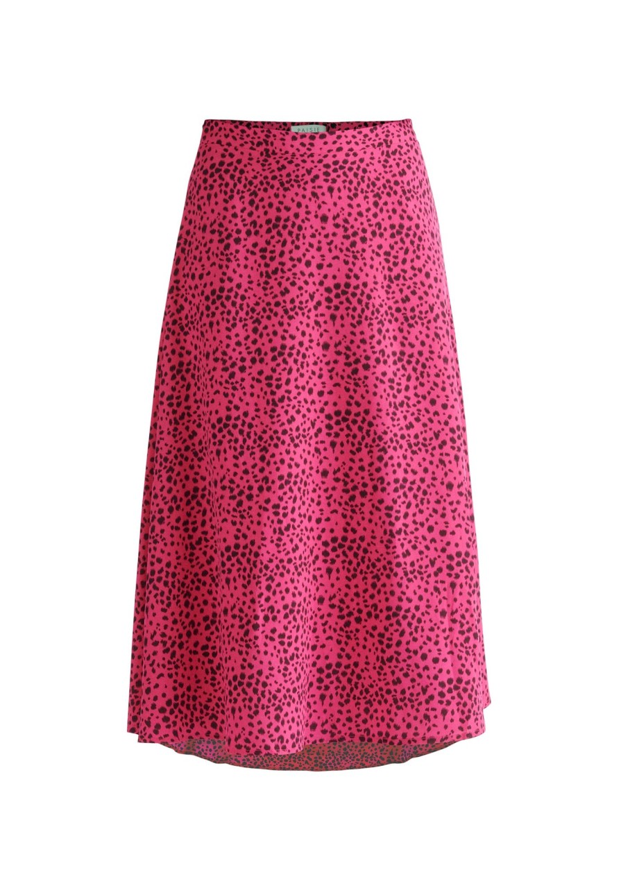 Clothing Paisie | Dalmatian Print Midi Skirt