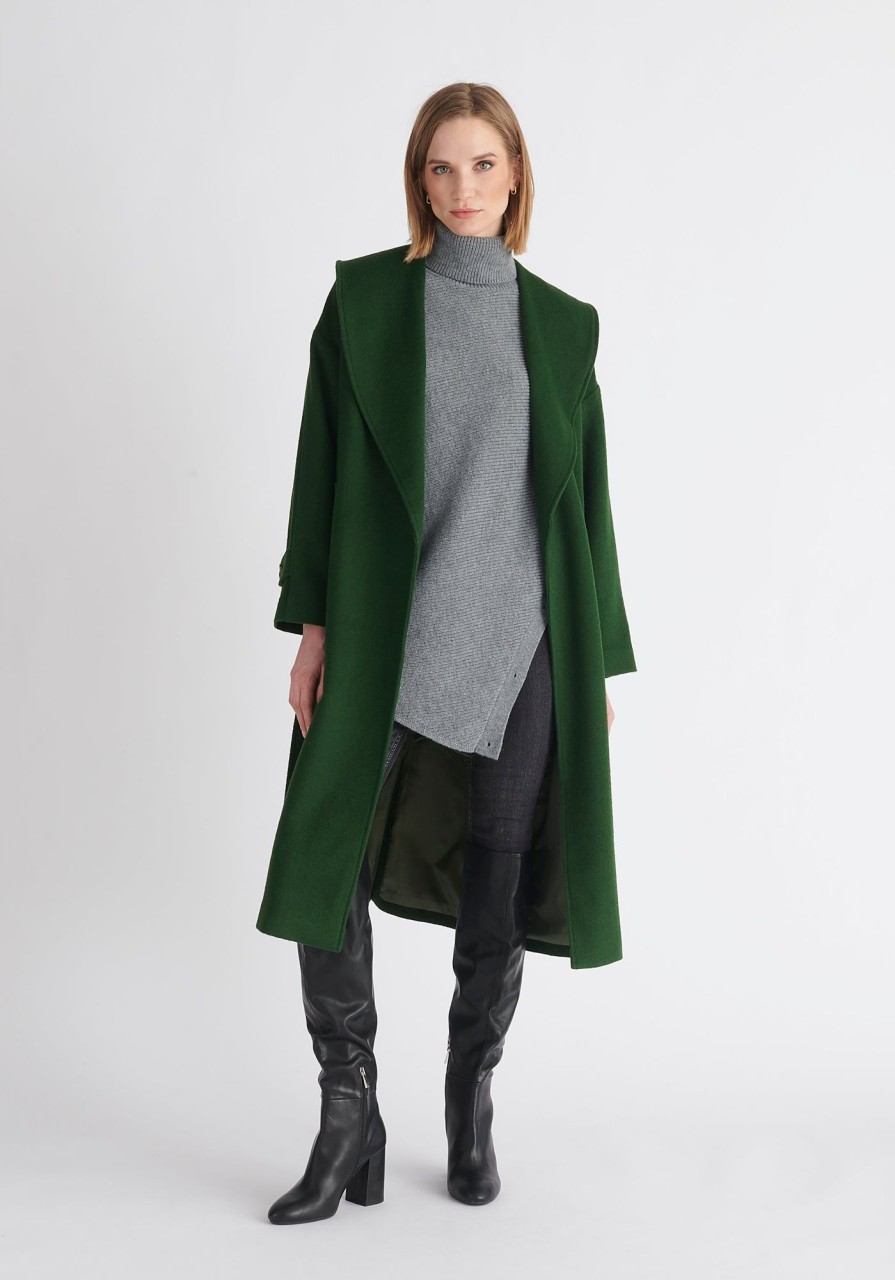 Clothing Paisie | Belted Wool Coat