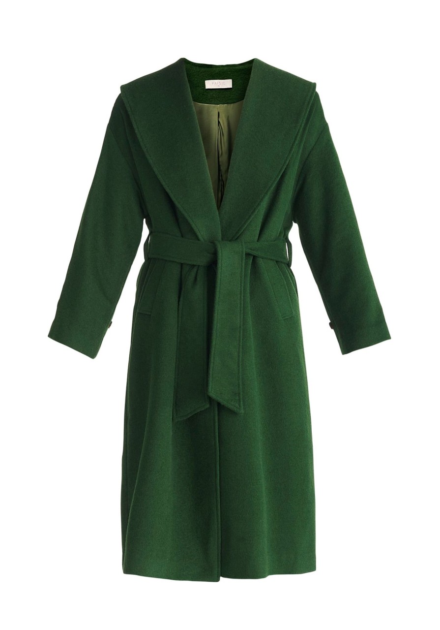 Clothing Paisie | Belted Wool Coat