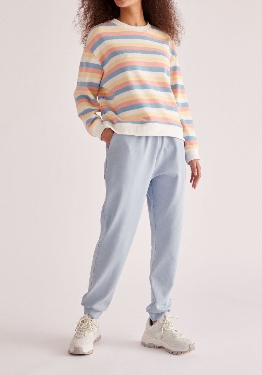 Clothing Paisie | Rainbow Stripe Sweatshirt