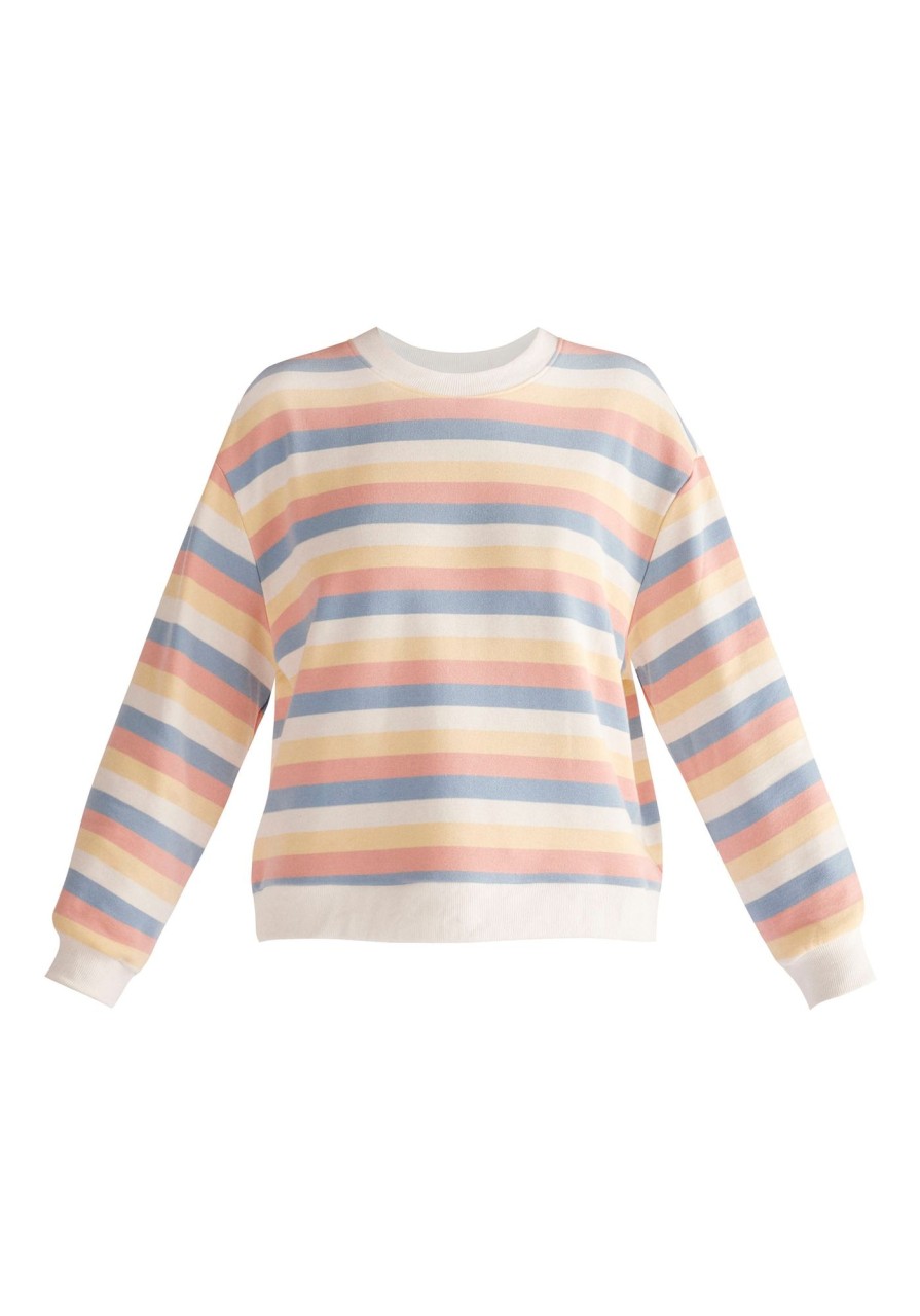 Clothing Paisie | Rainbow Stripe Sweatshirt