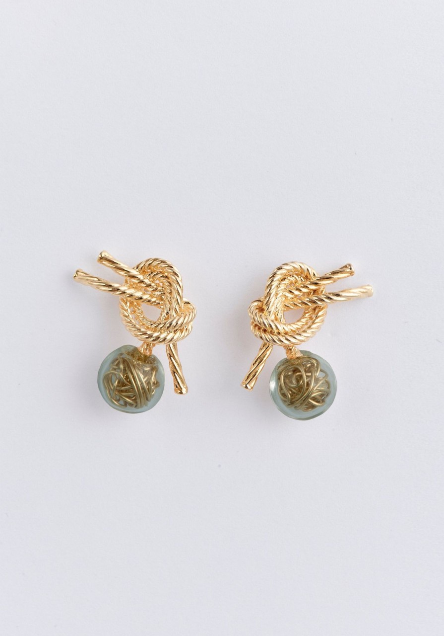 Accessories Paisie | Double Knot Earrings